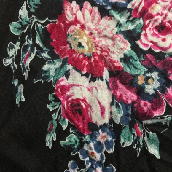 Black Floral T-Back Dress - Picture 3 of 3